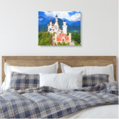 Neuschwanstein Castle Duitsland Canvas Afdruk (Insitu (Slaapkamer))