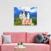 Neuschwanstein Castle Duitsland Canvas Afdruk (Insitu (Woonkamer))
