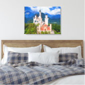 Neuschwanstein Castle Duitsland Canvas Afdruk (Insitu (Slaapkamer))