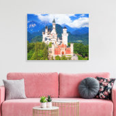 Neuschwanstein Castle Duitsland Canvas Afdruk (Insitu (Woonkamer))