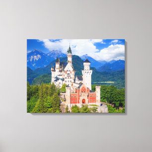 Neuschwanstein Castle Duitsland Canvas Afdruk