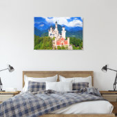 Neuschwanstein Castle Duitsland Canvas Afdruk (Insitu (Slaapkamer))