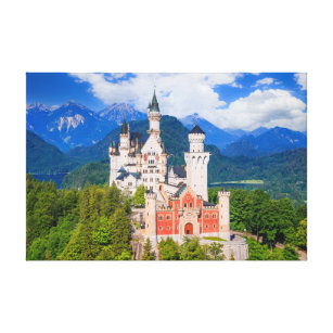 Neuschwanstein Castle Duitsland Canvas Afdruk