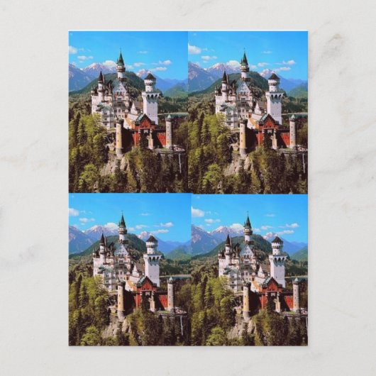 neuschwanstein castle - duitsland DREAM BIG! Briefkaart (Voorkant)