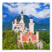 Neuschwanstein Castle Duitsland Foto Afdruk (Voorkant)