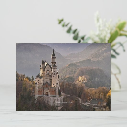 Neuschwanstein Castle, Duitsland Kaart (Staand voorkant)