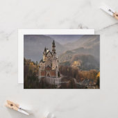 Neuschwanstein Castle, Duitsland Kaart (Voorkant / Achterkant in situ)