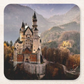 Neuschwanstein Castle Duitsland Kartonnen Onderzetters (Voorkant)