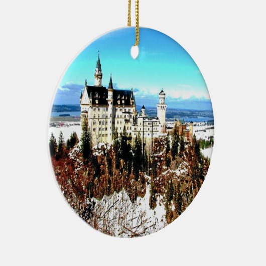 NEUSCHWANSTEIN CASTLE, DUITSLAND KERAMISCH ORNAMENT (Rechts)