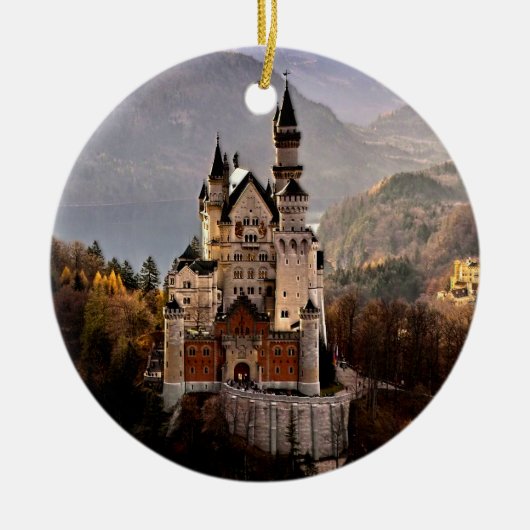Neuschwanstein Castle Duitsland Keramisch Ornament (Voorkant)