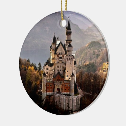 Neuschwanstein Castle Duitsland Keramisch Ornament (Links)