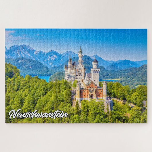 Neuschwanstein Castle, Duitsland Legpuzzel (Horizontaal)
