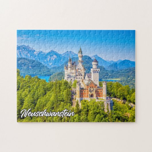 Neuschwanstein Castle, Duitsland Legpuzzel (Horizontaal)
