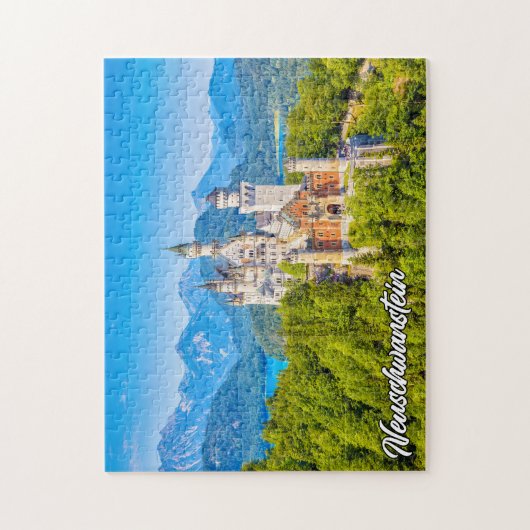 Neuschwanstein Castle, Duitsland Legpuzzel (Verticaal)