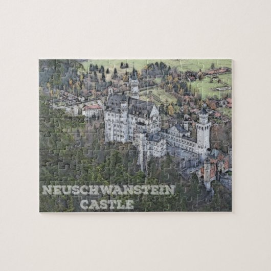 Neuschwanstein Castle Duitsland Legpuzzel (Horizontaal)