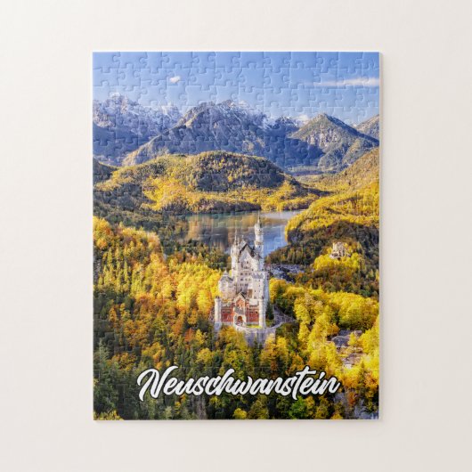 Neuschwanstein Castle, Duitsland Legpuzzel (Verticaal)