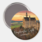 Neuschwanstein Castle Duitsland Magneet (Voorkant / Achterkant)