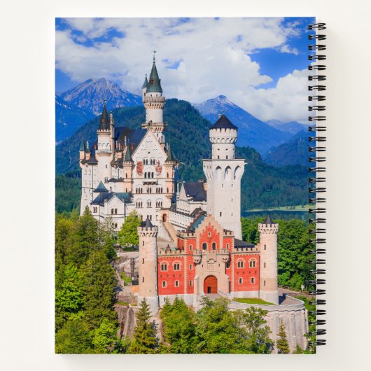 Neuschwanstein Castle Duitsland Notitieboek (Achterkant)