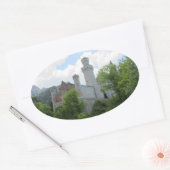 Neuschwanstein Castle - Duitsland Ovale Sticker (Envelop)