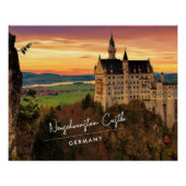 Neuschwanstein Castle Duitsland Perfect Poster (Voorkant)