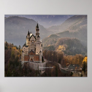 Neuschwanstein Castle, Duitsland Poster