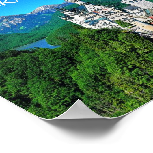 NEUSCHWANSTEIN CASTLE, DUITSLAND POSTER (Hoek)