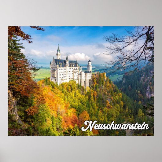 Neuschwanstein Castle, Duitsland Poster (Voorkant)