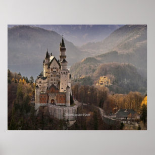 Neuschwanstein Castle, Duitsland Poster