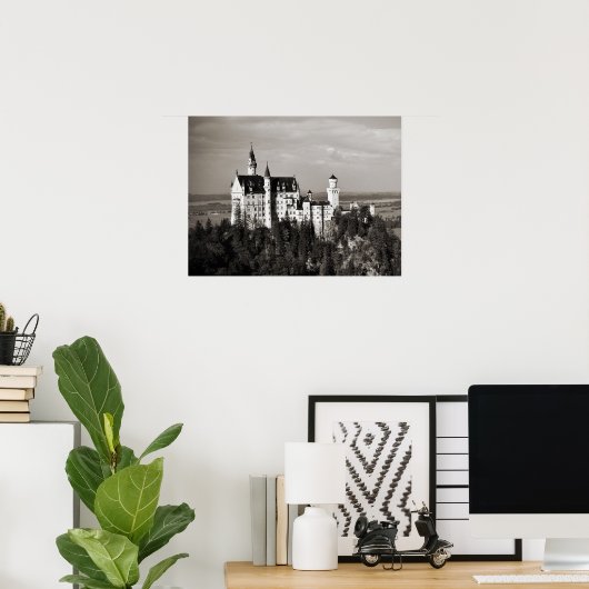 NEUSCHWANSTEIN Castle Duitsland Poster (Thuiskantoor)