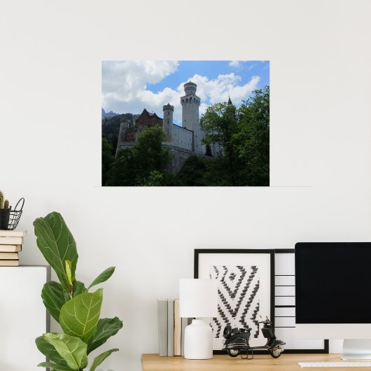 Neuschwanstein Castle - Duitsland Poster (Thuiskantoor)
