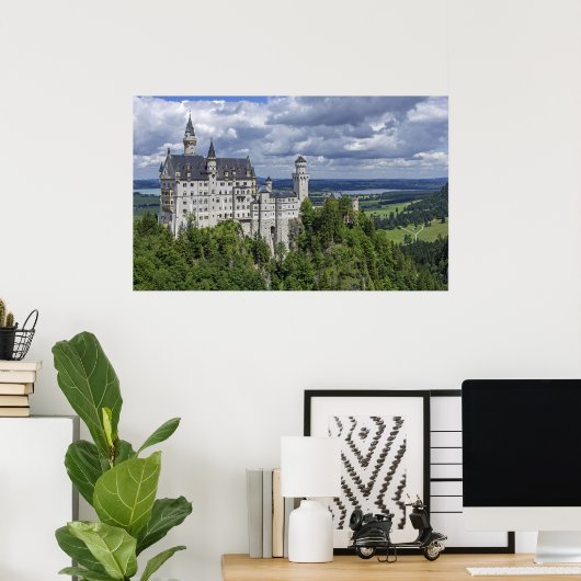 Neuschwanstein Castle Duitsland Poster (Thuiskantoor)
