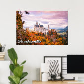 Neuschwanstein Castle, Duitsland Poster (Thuiskantoor)