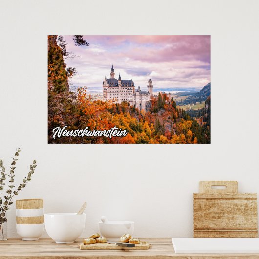 Neuschwanstein Castle, Duitsland Poster (Keuken)