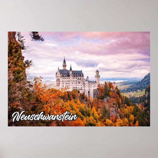 Neuschwanstein Castle, Duitsland Poster (Voorkant)