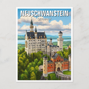 Neuschwanstein Castle Duitsland Reizen Briefkaart