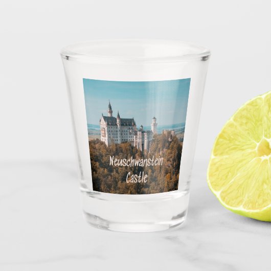 Neuschwanstein Castle Duitsland Shot Glas (Voorkant)