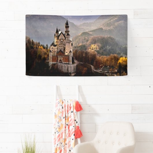Neuschwanstein Castle Duitsland Spandoek (Insitu)