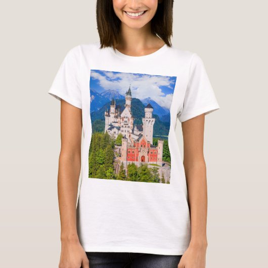 Neuschwanstein Castle Duitsland T-shirt (Voorkant)