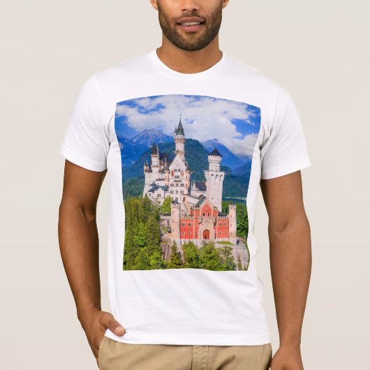 Neuschwanstein Castle, Duitsland T-shirt (Voorkant)
