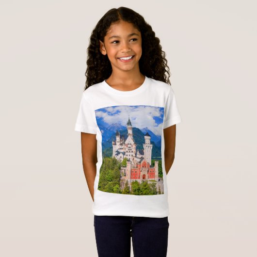 Neuschwanstein Castle Duitsland T-shirt (Voorkant volledig)