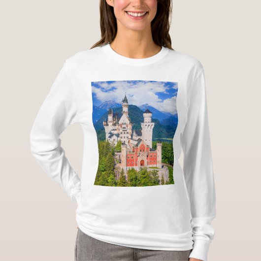 Neuschwanstein Castle Duitsland T-shirt (Voorkant)