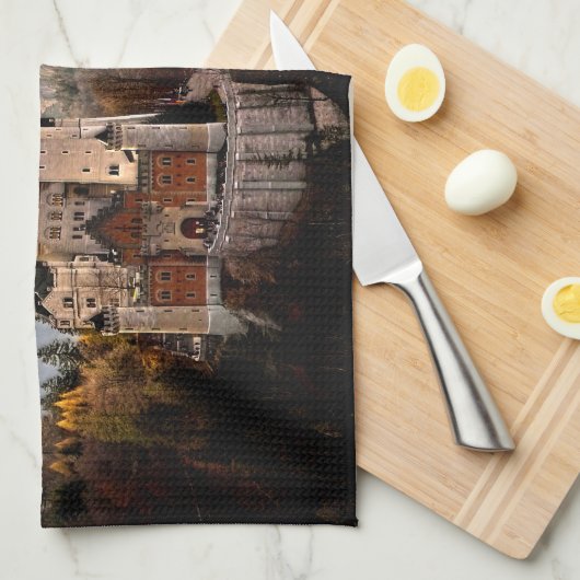 Neuschwanstein Castle Duitsland Theedoek (Quarter Fold)