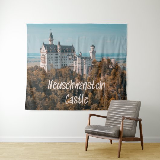 Neuschwanstein Castle Duitsland Wandkleed (In Situ (horizontaal))