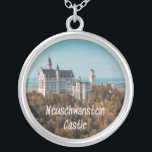 Neuschwanstein Castle Duitsland Zilver Vergulden Ketting<br><div class="desc">Neuschwanstein Castle Duitsland is prachtig en als een droom komt hij uit</div>