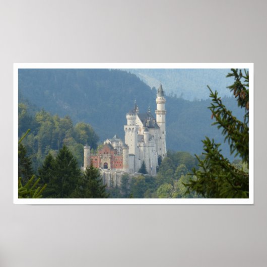 Neuschwanstein Castle, Fairy Castle, Duitsland Poster (Voorkant)