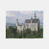 Neuschwanstein Castle Fleece Deken (Voorkant (Horizontaal))