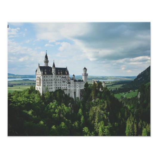 Neuschwanstein Castle Foto Afdruk (Voorkant)