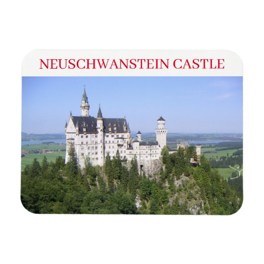 Neuschwanstein Castle fridge magnet Magneet (Horizontaal)