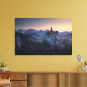 Neuschwanstein Castle, gebouwd eind jaren 1800 doo Canvas Afdruk (Insitu (Woonkamer))