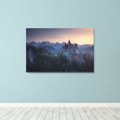 Neuschwanstein Castle, gebouwd eind jaren 1800 doo Canvas Afdruk (Insitu (Houten vloer))